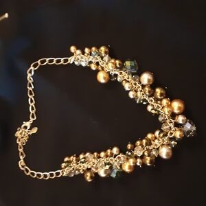 Aldo Gold and Silver Beaded Necklace